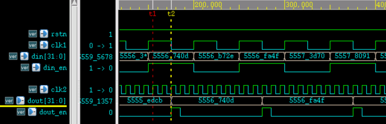 4.2 Verilog 跨时钟域传输：慢到快