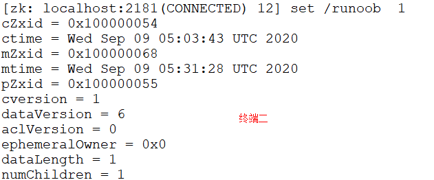 7.0 Zookeeper 客户端基础命令使用