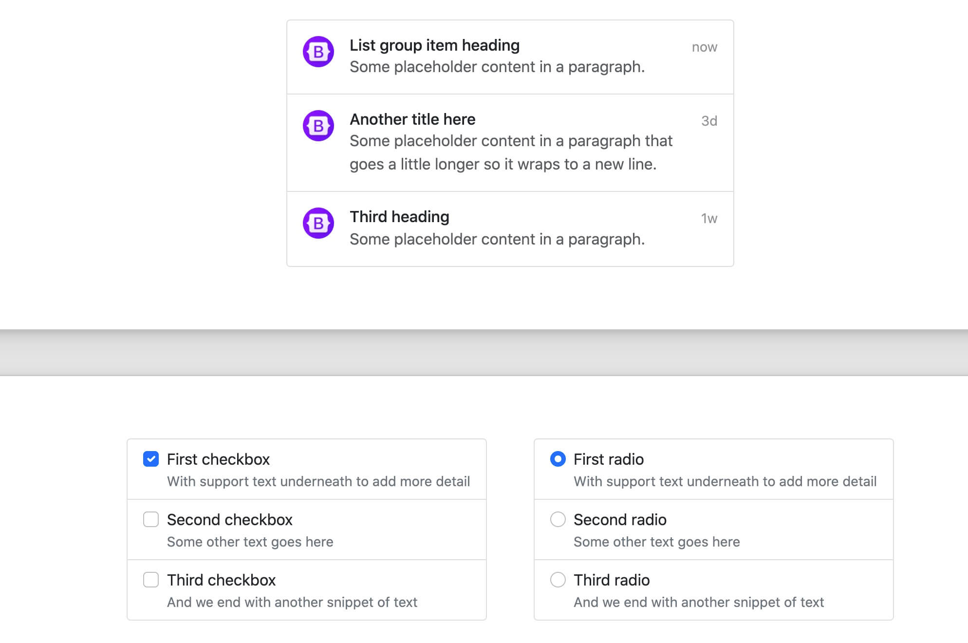 Bootstrap5 列表组