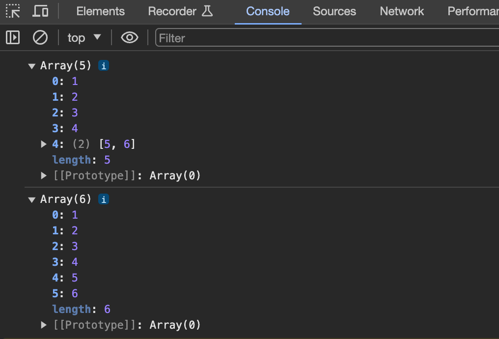 JavaScript flat() 方法