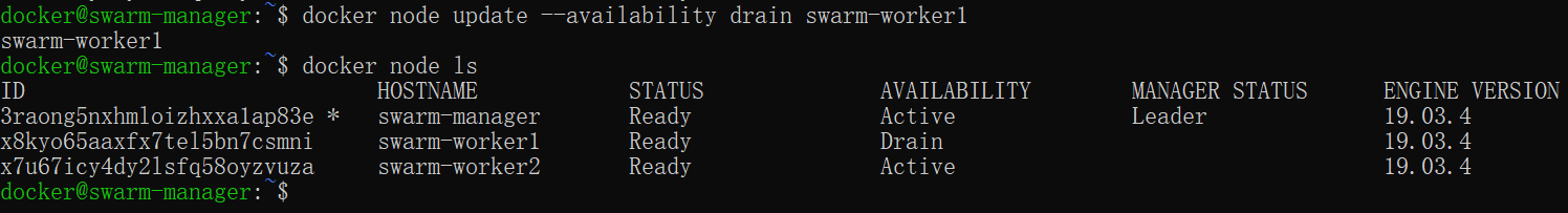 Swarm 集群管理