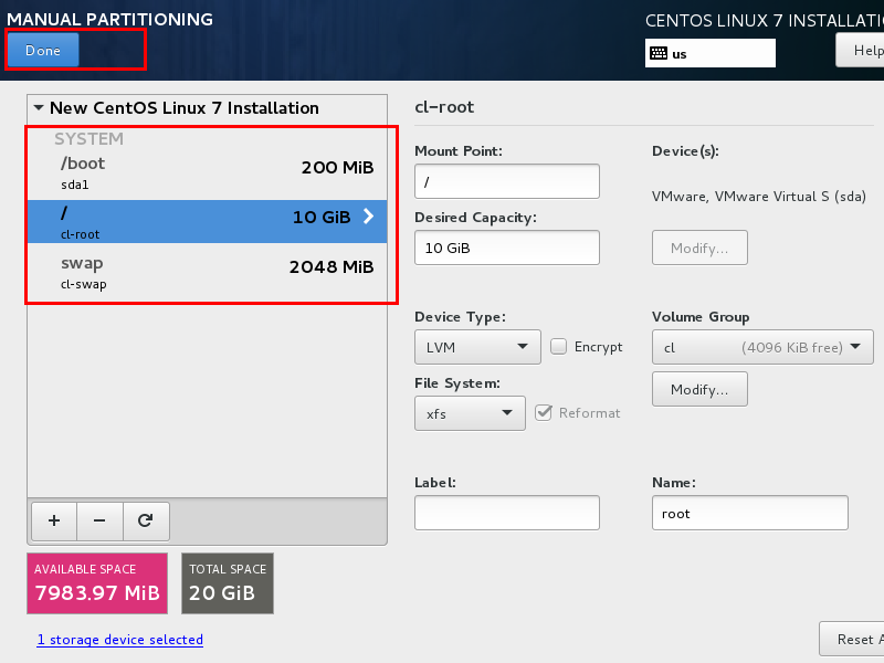 VMware 安装 Centos7 超详细过程