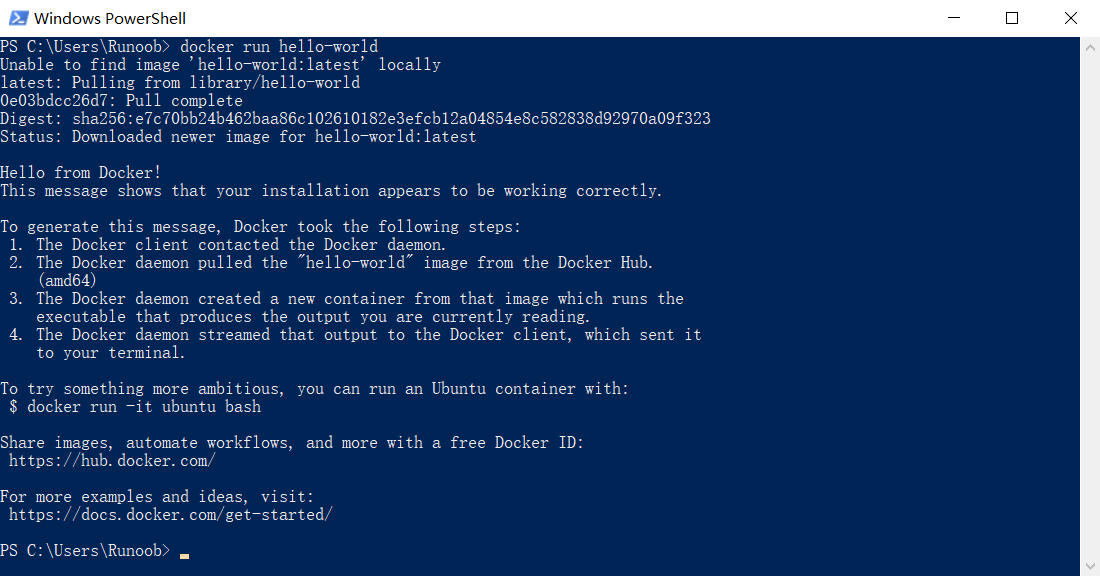 Windows Docker 安装